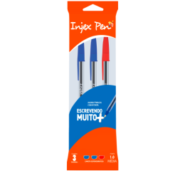 CANETA ESF.1.0 (1AZ/1PT/1VM) C/3UND E014